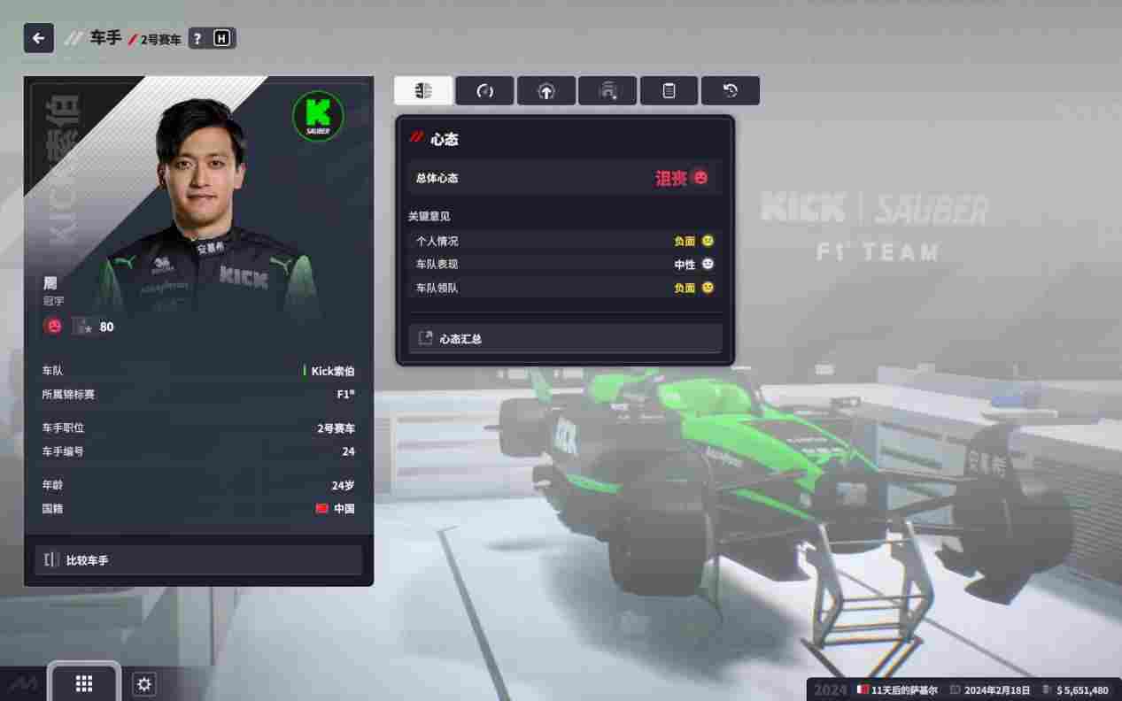 《F1®车队经理2024》评测:心态爆炸