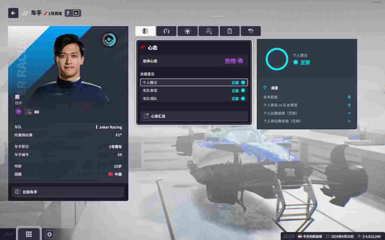《F1®车队经理2024》评测:心态爆炸