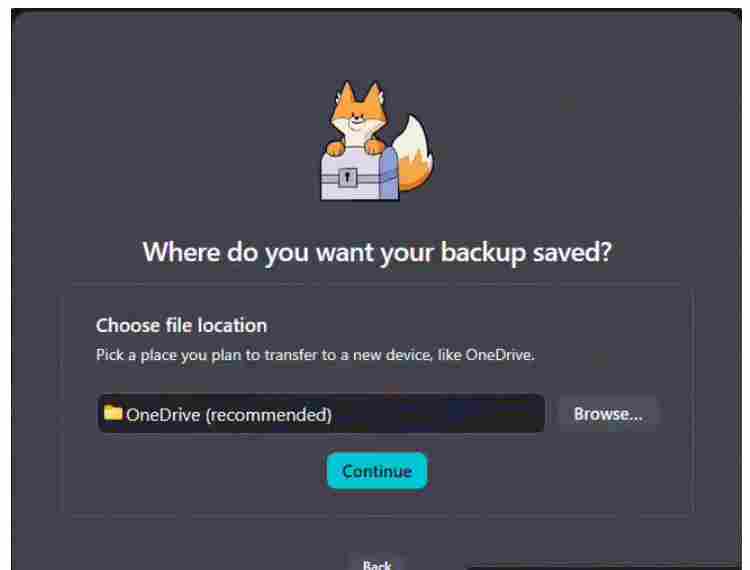 Firefox 火狐浏览器将推Win10转Win11原生备份工具,数据可全量加密迁移截图